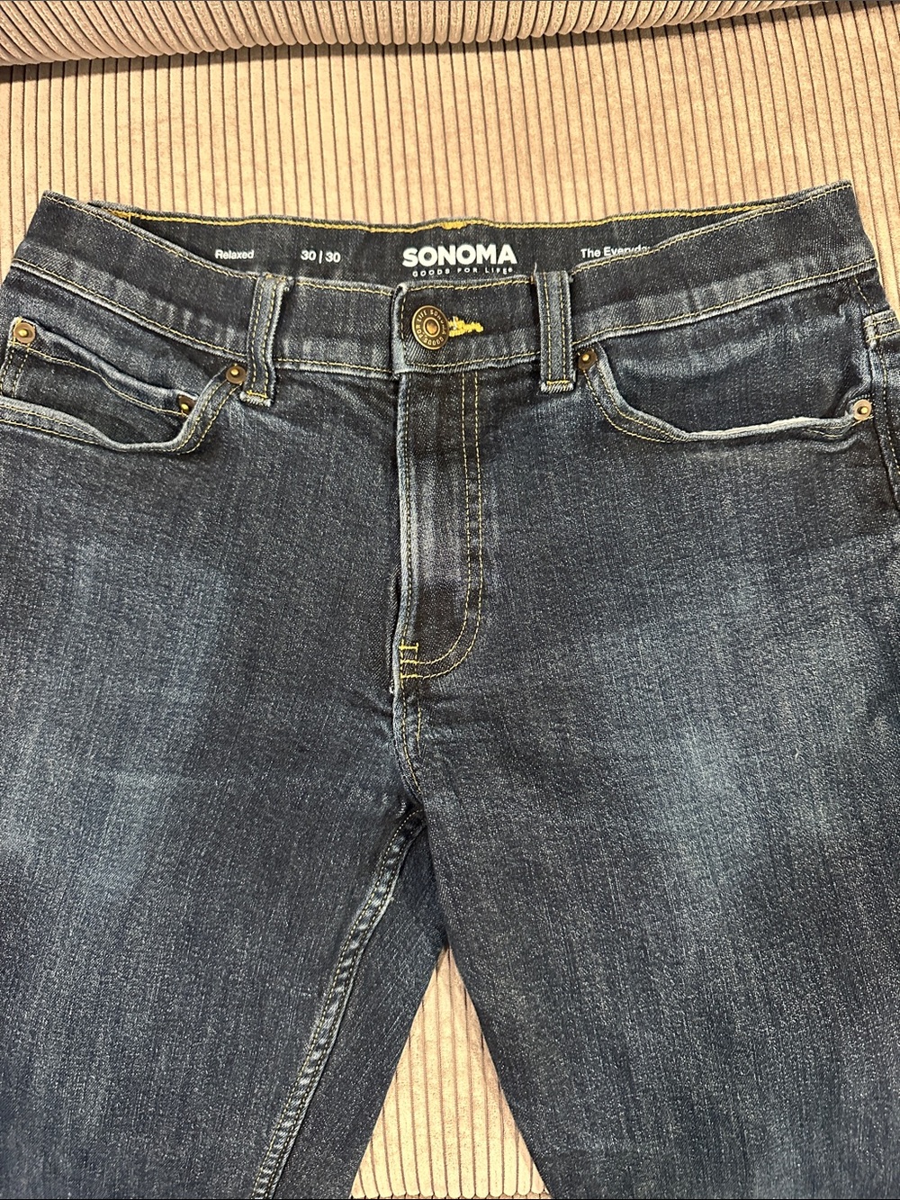 Sonoma Women's Dark Indigo Straight Leg Jeans